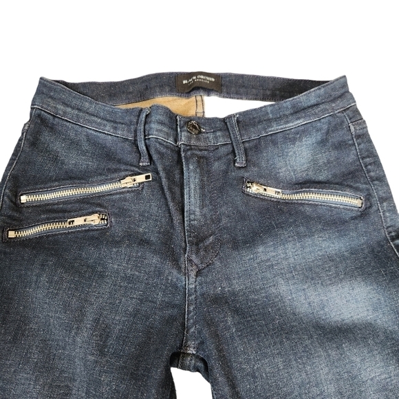 Black orchid Los Angeles mid rise skinny leg blue denim Jean pant - Picture 4 of 12